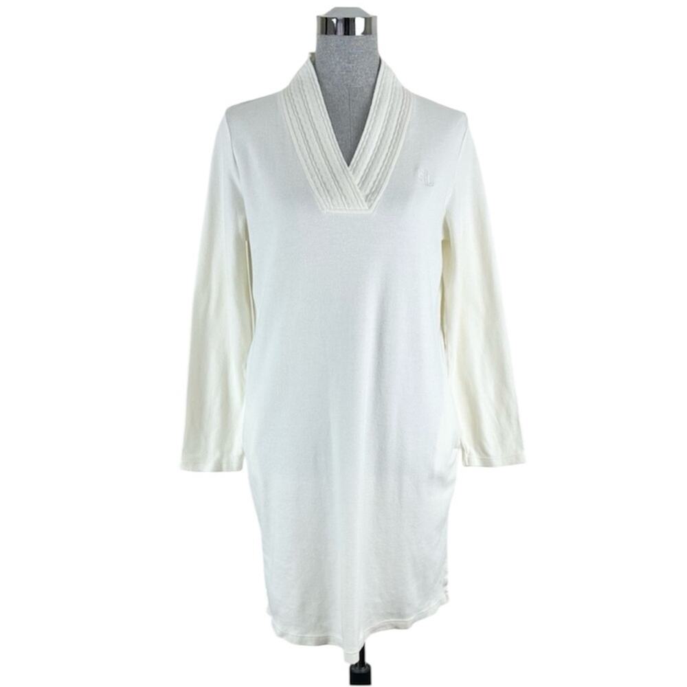 Lauren Ralph Lauren Crew V‎ Neck Coverup Knit Dress